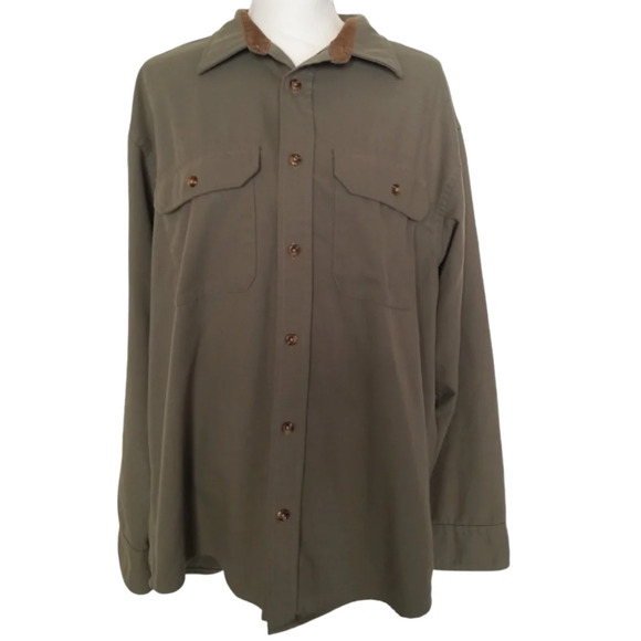 Cabelas Heavy Weight Long Sleeve Button Down Top - Picture 1 of 4